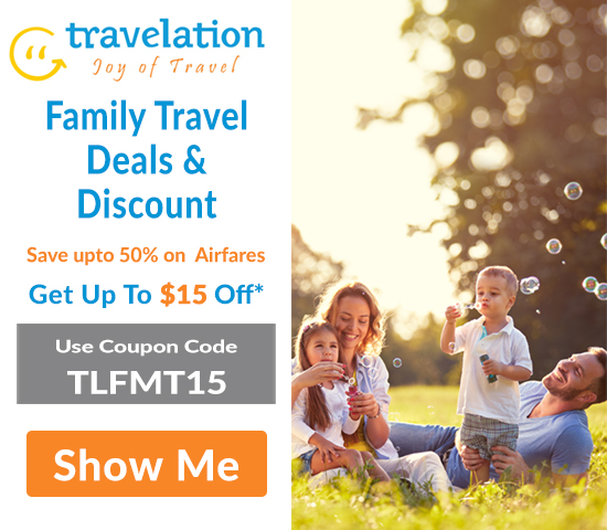 Family Travel Discount! Save Up To 70% + Get $15 Off.