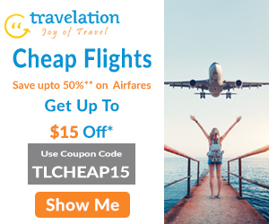 Cheap Flight Sale! Book Now and Get $15 Off. Use Coupon Code TLAIR15.