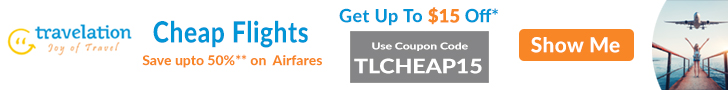 Cheap Flight Sale! Book Now & Get Up To $15 Off*. Use Coupon Code TLCHEAP15.