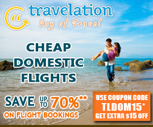 Cheap Domestic Flights. Book Now and Get $15 Off