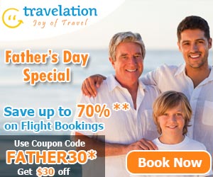 Spectacular Father's Day Flight Deals. Book now and get $30 off with coupon code FATHER30