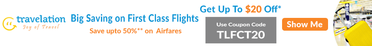 Get huge discount on First Class Travel. Enjoy a premium travel experience with us and get $100 off with Coupon Code – TLFCT100.