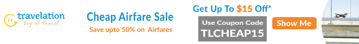 Cheap Flight Tickets! Book Now and Get $15 Off. Use Coupon Code TLAIR15.