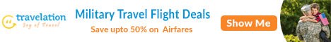 Huge discount on Military Travel flight deals. Book Now and take Flat $15 Off with Coupon Code – TLMIL15
