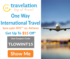 Cheap One Way International Flights. Book Now and Get Flat $15 Off.