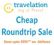 Cheap Round Trip Flight Sale! Book Now and Get $15 Off. Use Coupon Code FLIGHT15.