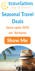 Huge discount on Seasonal Travel Deals. Book now & Get up to $15 Off with coupon code TLCHEAP15. Hurry! Offer Valid for Limited Period Only