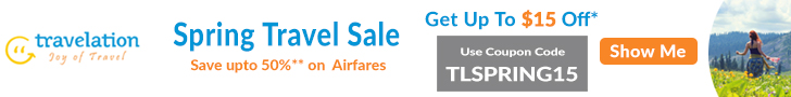 Spectacular Spring Travel Deals. Book now and Get $30 Off with coupon code TLSPRING30. Hurry! Offer Valid for Limited Period Only.